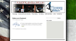 Desktop Screenshot of caffedellosport.us