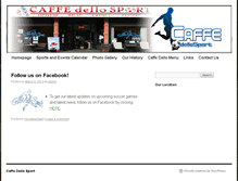 Tablet Screenshot of caffedellosport.us